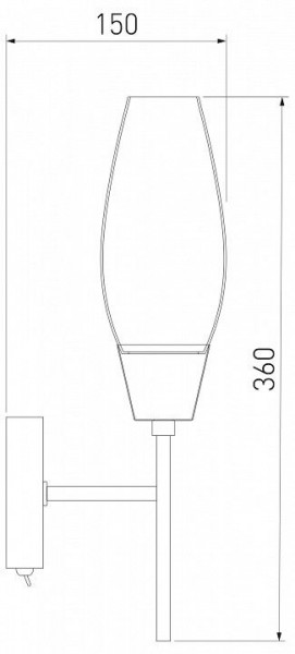 Бра Eurosvet Thalia 60140/1 сатин-никель в Салехарде - salekhard.mebel24.online | фото 3