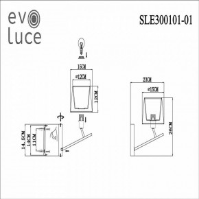 Бра EVOLUCE Denice SLE300101-01 в Салехарде - salekhard.mebel24.online | фото 7