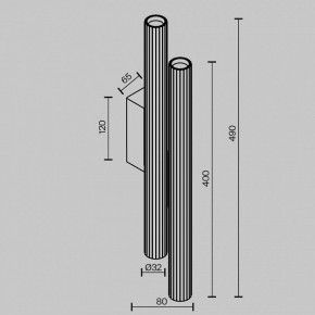 Бра Maytoni Calipso C082WL-24W2.7K-B в Салехарде - salekhard.mebel24.online | фото 5