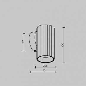 Бра Maytoni Calipso C106WL-01-GU10-B в Салехарде - salekhard.mebel24.online | фото 6