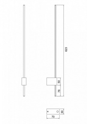 Бра Maytoni Pars C070WL-L6GB3K в Салехарде - salekhard.mebel24.online | фото 3