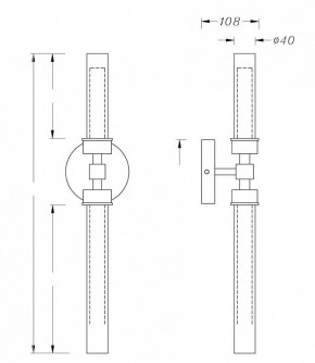 Бра Maytoni Stelo MOD116WL-L7B3K в Салехарде - salekhard.mebel24.online | фото 3