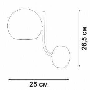 Бра Vitaluce V39570 V39570-8/1A в Салехарде - salekhard.mebel24.online | фото 2