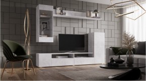 ДАЛЛАС Гостиная (модульная) цемент светлый в Салехарде - salekhard.mebel24.online | фото