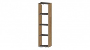 ДАЛЛАС Секция открытая (цемент темный) в Салехарде - salekhard.mebel24.online | фото