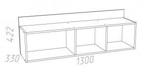 Детская Оливия Полка НМ 011.38-01 Х в Салехарде - salekhard.mebel24.online | фото 3