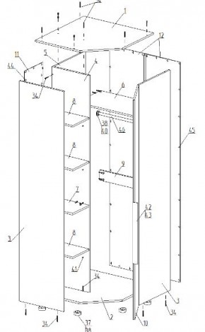 Детская "Лео" (модульная) в Салехарде - salekhard.mebel24.online | фото 16