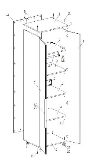 Детская "Лео" (модульная) в Салехарде - salekhard.mebel24.online | фото 9