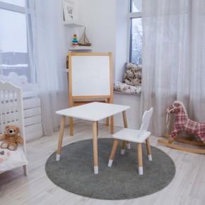 Детский комплект стол и стул «Мишка» Rolti Baby (белый/береза, массив березы/мдф) в Салехарде - salekhard.mebel24.online | фото 4