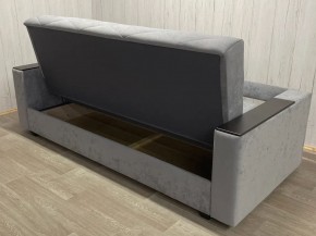 Диван Престиж-15 (НПБ+МДФ) велюр Sensey silver в Салехарде - salekhard.mebel24.online | фото 4