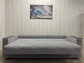 Диван Престиж-15 (НПБ+МДФ) велюр Sensey silver в Салехарде - salekhard.mebel24.online | фото 5