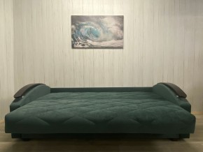 Диван Престиж-16 (НПБ+МДФ) велюр Sensey bottle green в Салехарде - salekhard.mebel24.online | фото 3