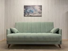 Диван Престиж-3 (НПБ) велюр Sensey mist green в Салехарде - salekhard.mebel24.online | фото 1