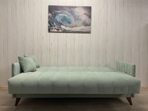 Диван Престиж-3 (НПБ) велюр Sensey mist green в Салехарде - salekhard.mebel24.online | фото 3