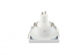 DK3014-WH Встраиваемый светильник влагозащ., IP 44, 50 Вт, GU10, белый, алюминий в Салехарде - salekhard.mebel24.online | фото 5