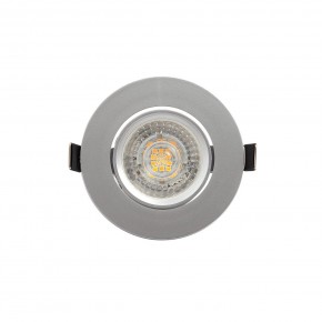 DK3020-CM Встраиваемый светильник, IP 20, 10 Вт, GU5.3, LED, серый, пластик в Салехарде - salekhard.mebel24.online | фото 1
