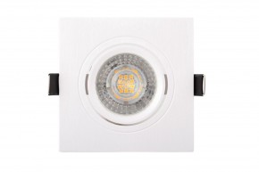 DK3021-WH Встраиваемый светильник, IP 20, 10 Вт, GU5.3, LED, белый, пластик в Салехарде - salekhard.mebel24.online | фото 1