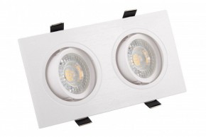 DK3022-WH Встраиваемый светильник, IP 20, 10 Вт, GU5.3, LED, белый, пластик в Салехарде - salekhard.mebel24.online | фото 1