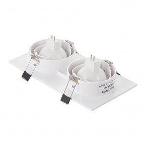 DK3022-WH Встраиваемый светильник, IP 20, 10 Вт, GU5.3, LED, белый, пластик в Салехарде - salekhard.mebel24.online | фото 3