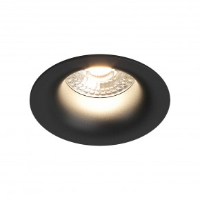 DK3024-BK Встраиваемый светильник, IP 20, 10 Вт, GU5.3, LED, черный, пластик в Салехарде - salekhard.mebel24.online | фото 1