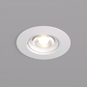 DK3028-WH Встраиваемый светильник, IP 20, 10 Вт, GU5.3, LED, белый, пластик в Салехарде - salekhard.mebel24.online | фото 1