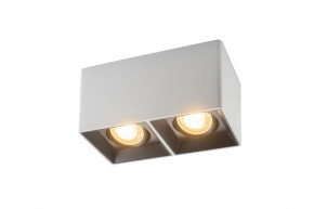 DK3035-WB Светильник накладной IP 20, 10 Вт, GU5.3, LED, белый/черный, пластик в Салехарде - salekhard.mebel24.online | фото 1