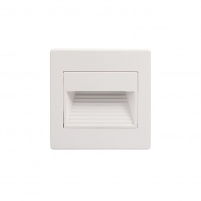DK3050-WH Светильник встраиваемый в стену, IP 20, LED 3000, 1 Вт, белый, пластик в Салехарде - salekhard.mebel24.online | фото 3