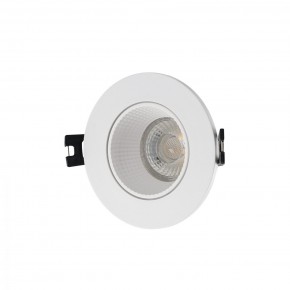 DK3061-WH Встраиваемый светильник, IP 20, 10 Вт, GU5.3, LED, белый/белый, пластик в Салехарде - salekhard.mebel24.online | фото 1