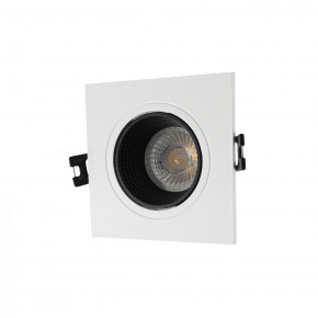 DK3071-WH+BK Встраиваемый светильник, IP 20, 10 Вт, GU5.3, LED, белый/черный, пластик в Салехарде - salekhard.mebel24.online | фото