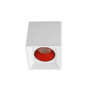 DK3080-WH+RD Светильник накладной IP 20, 10 Вт, GU5.3, LED, белый/красный, пластик в Салехарде - salekhard.mebel24.online | фото 1