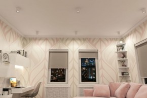 DK3090-WH+CH Светильник накладной IP 20, 10 Вт, GU5.3, LED, белый/хром, пластик в Салехарде - salekhard.mebel24.online | фото 2