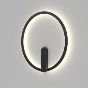 DK5035-BK Бра ROUND со светодиодом, IP20, 24W, 3000/4000/6500K, черный, алюминий в Салехарде - salekhard.mebel24.online | фото