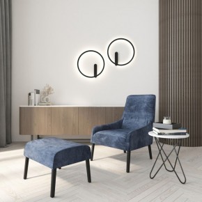 DK5035-BK Бра ROUND со светодиодом, IP20, 24W, 3000/4000/6500K, черный, алюминий в Салехарде - salekhard.mebel24.online | фото 8