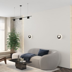 DK5060-BK Бра ORBIT, IP20, 3000К, LED, 10 Вт, черный матовый, алюминий в Салехарде - salekhard.mebel24.online | фото 6