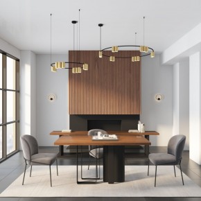DK5060-BK+SG Бра ORBIT, IP20, 3000К, LED, 10 Вт, черный + сатинированное золото, алюминий в Салехарде - salekhard.mebel24.online | фото 6