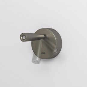 DK5072-DN Бра SHINE WALL со светодиодом, D104*H68, IP20, 3000К, 3W, RA?90, темный никель, алюминий в Салехарде - salekhard.mebel24.online | фото 3