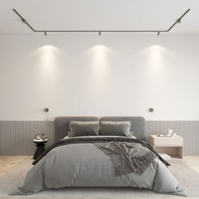 DK5072-DN Бра SHINE WALL со светодиодом, D104*H68, IP20, 3000К, 3W, RA?90, темный никель, алюминий в Салехарде - salekhard.mebel24.online | фото 4