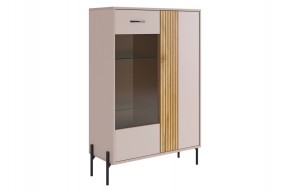 ДОМИНИКА Комод (со стеклом) в Салехарде - salekhard.mebel24.online | фото