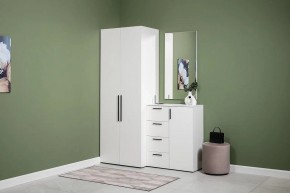 ЭЙР прихожая (модульная) Белый Шагрень в Салехарде - salekhard.mebel24.online | фото 3