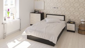 Фиеста Кровать 1200, цвет венге/дуб лоредо, ШхГхВ 123,5х203,5х80 см., сп.м. 1200х2000 мм., без матраса, основание есть в Салехарде - salekhard.mebel24.online | фото 5