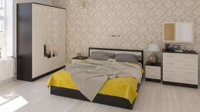 Фиеста Кровать 1800, цвет венге/дуб лоредо, ШхГхВ 183,5х203,5х80 см., сп.м. 1800х2000 мм., без матраса, основание есть в Салехарде - salekhard.mebel24.online | фото 5