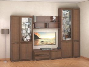 Гостиная-горка Ливорно орех в Салехарде - salekhard.mebel24.online | фото 1