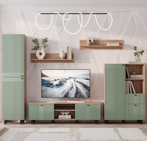 Гостиная Олива (Дуб каньон/MF12 Эвкалипт софт) в Салехарде - salekhard.mebel24.online | фото