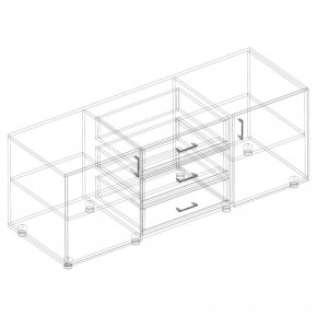 Гостиная "Сандра" (модульная) в Салехарде - salekhard.mebel24.online | фото 23