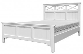 ГРАЦИЯ-5 Кровать из массива 1600 (Белый Античный/Белый) в Салехарде - salekhard.mebel24.online | фото