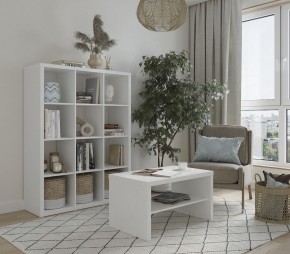 Журнальный стол Энкель 82С, тамбурат, цвет белый в Салехарде - salekhard.mebel24.online | фото 4