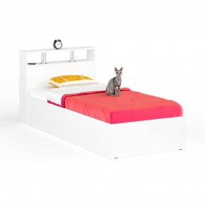 Камелия Кровать 0900, цвет белый, ШхГхВ 93,5х217х78,2 см., сп.м. 900х2000 мм., без матраса, основание есть в Салехарде - salekhard.mebel24.online | фото 2