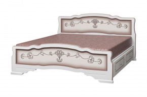 КАРИНА-6 Кровать из массива 1200 с 2-мя ящиками в Салехарде - salekhard.mebel24.online | фото 3