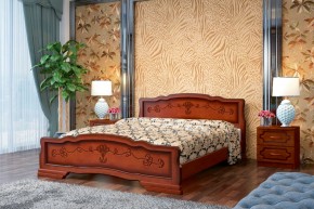 КАРИНА-6 Кровать из массива 1400 (Орех) в Салехарде - salekhard.mebel24.online | фото