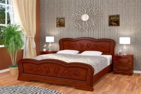 КАРИНА-8 Кровать из массива (Орех) в Салехарде - salekhard.mebel24.online | фото